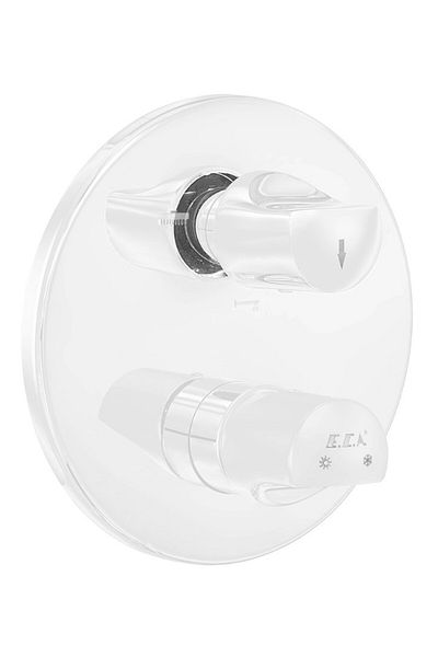 Eca Myra Built-in Bathroom Faucet Surface Mounted 3 Way Matte White102167333C4-Y