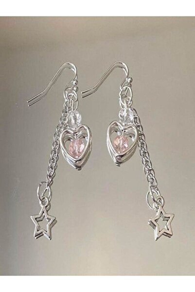 LE&DA Accessory Kalpli Yıldızlı Fairycore Çelik Küpe