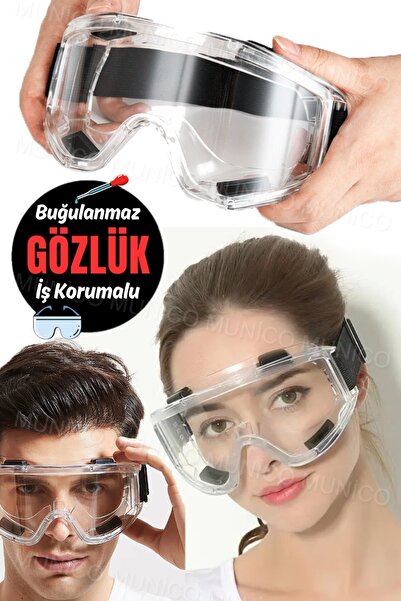 Transparent Comfortable Fit Reliable Eye Protection Goggles Anti-Shock Protective Dustproof Mist