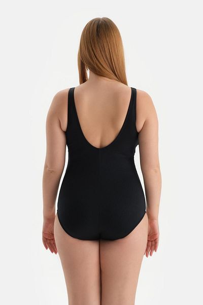 Dagi Black Square Neck Swimsuit