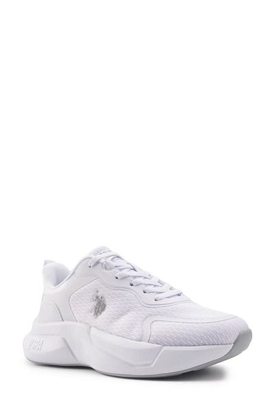 U.S. Polo Assn. U.S. Polo Assn. Women's White Sneakers - 101502384   Wily Wmn 4Fx
