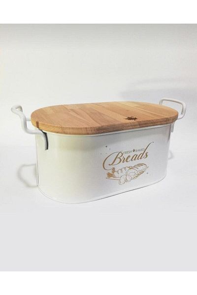 AKDAG HOME Luxury Metal Covered Patterned Bread Dish