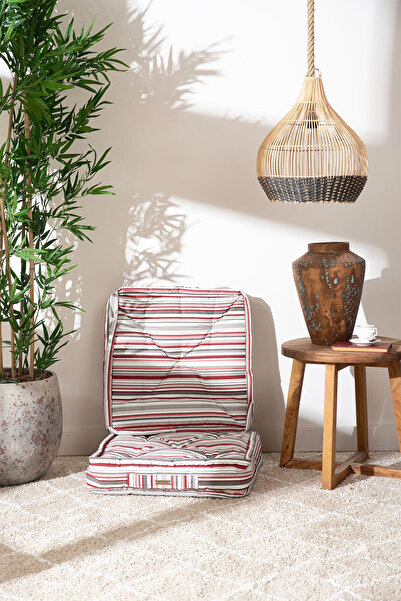 Home Sweet Home Lıno Yer Mınderı Bordo 55x55cm