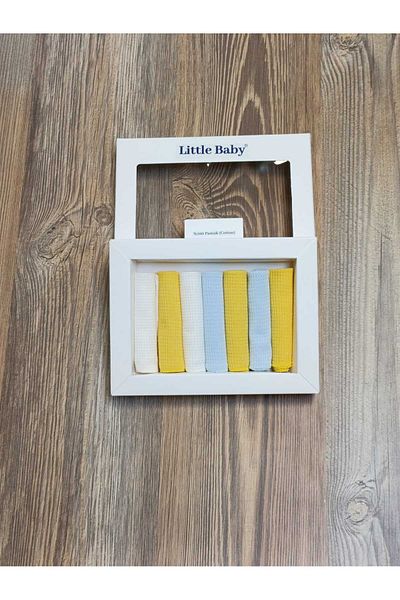 Little Baby Baby Soft Combed Cotton Mouth Wipes 7 Pack Colorful