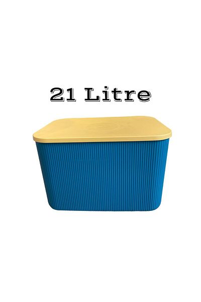 Bayev 21 Lt Storage Green Organizer ντουλάπας, καλάθι παιχνιδιών και πλυντηρίων, κουτί αποθήκευσης