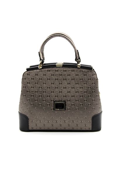 Silver Polo Silver & Polo Platinum - Black Sp706 Women's Handbag