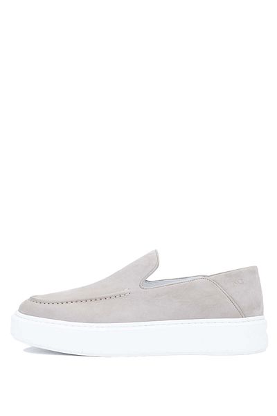 Tamer Tanca Loafer-Schuhe aus echtem Leder für Herren in Steinoptik