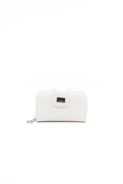 Silver Polo Silver & Polo White - White Sp874 Women's Wallet & Card Holder