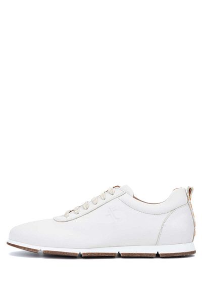 Tamer Tanca Genuine Leather Beige Men's Casual Shoes