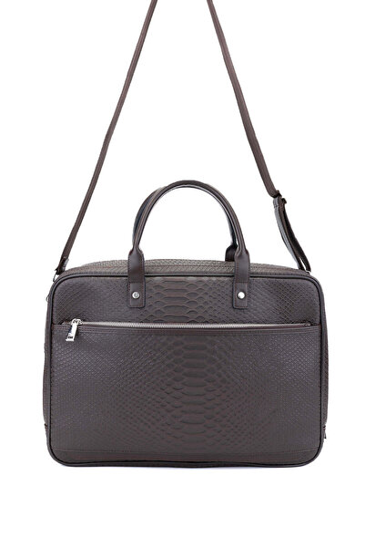 Tamer Tanca Erkek Vegan Kahverengi Evrak Çantası