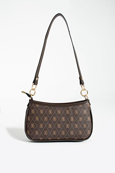 vagues حقيبة كروس أنيقة منقوشة بحزام متقاطع قابل للتعديل