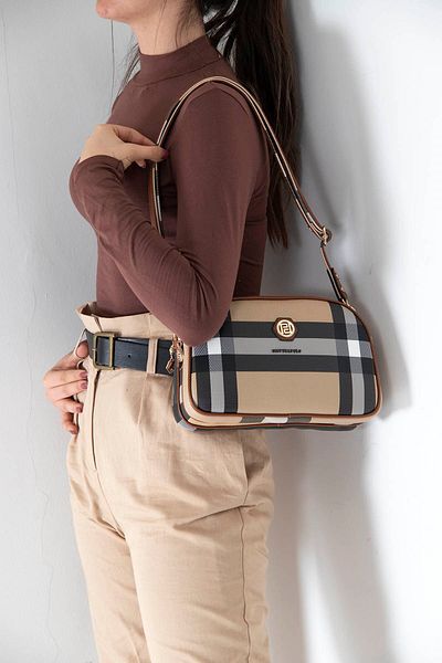 Silver Polo Geantă de damă Silver & Polo Beige - Tan Sp745
