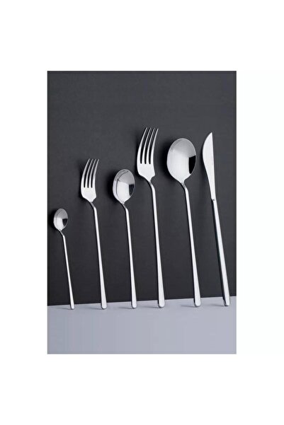 ZADE HOME Milano 6 Person 36 Piece Fork Spoon Knife Set Silver MSÇB034