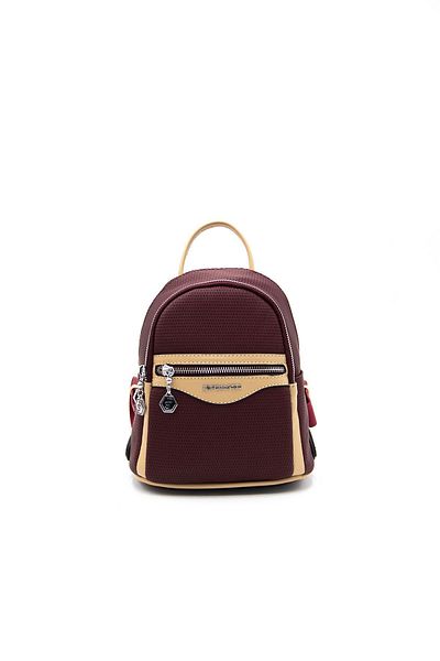 Silver Polo Silver & Polo Claret Red - Nut Sp983 Women's Backpack