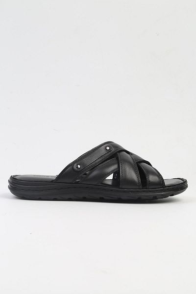 Pierre Cardin ® |   PC-5144-3013 Μαύρες-Ανδρικές Παντόφλες