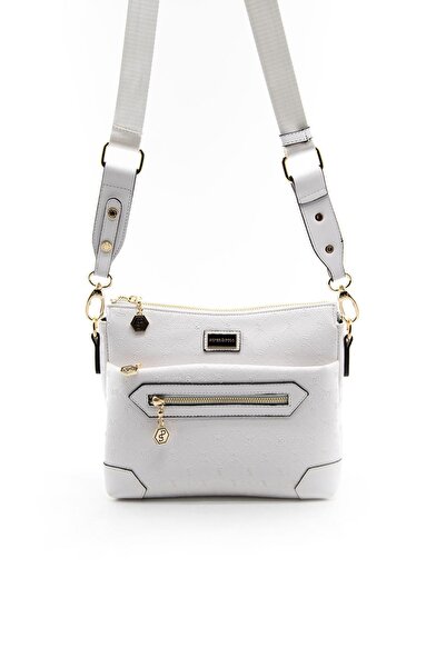 Silver Polo White-White Sp1110 Women's Crossbody Bag