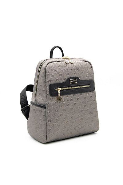 Silver Polo Silver & Polo Platinum - Black Sp866 Women's Backpack