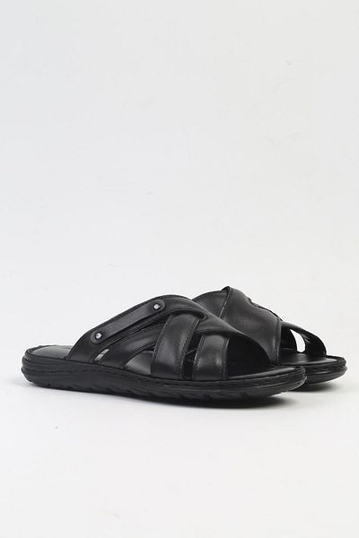 Pierre Cardin ® |   PC-5144-3013 Μαύρες-Ανδρικές Παντόφλες