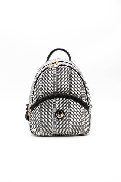 Silver Polo Silver & Polo Black White - Rucsac negru Sp945 pentru femei