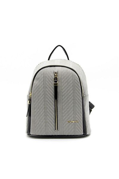 Silver Polo Silver & Polo Black White - Black Sp901 Women's Backpack