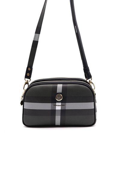 Silver Polo Silver & Polo Black - Black Sp745 Geantă crossbody pentru femei