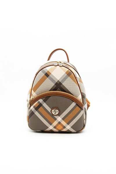 Silver Polo Taba Sp945 Women's Backpack - Silver & Polo Khaki