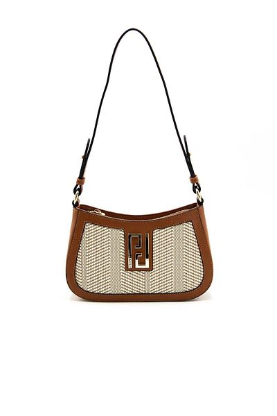 Silver Polo Silver & Polo Beige - Geantă de damă Taba SP1132