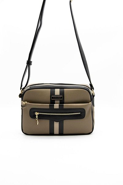 Silver Polo Geantă de damă Silver & Polo Brown - Negru Sp491