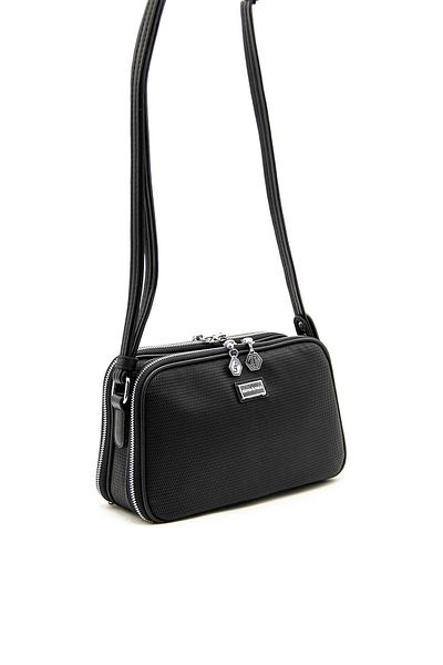 Silver Polo Silver & Polo Black - Black Sp899 Geantă crossbody pentru femei