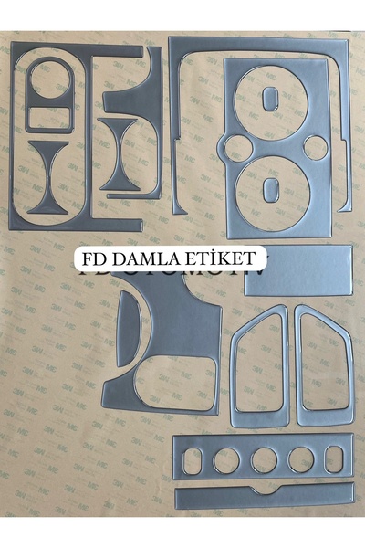 FD OTOMOTİV بيجو شريك 2002-2008 صندوق القفازات، وحدة التحكم، الكسوة، مجموعة غ...