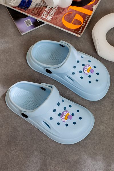 DRY WOOD Children's Closed Front Slippers Children's Cute Slippers, Children's Slippers with Teddy Bear Figure