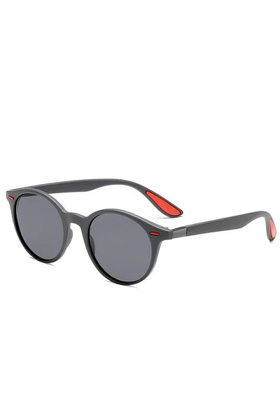 MACERATİ Vintage Oval Black Sunglasses
