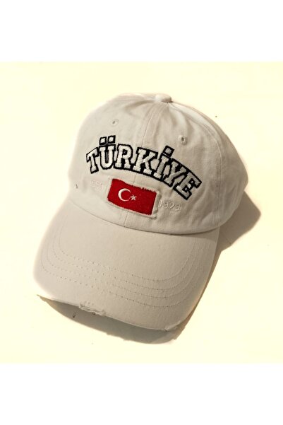 Betülce BETÜLCE Стара измита пуешка обикновена шапка Унисекс - Мъжка и дамска...