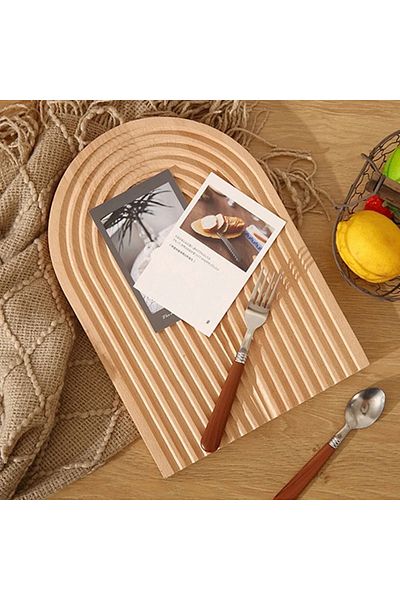 Senin Dükkanın Bamboo Decorative Presentation Board - Cutting Board, 32 cm x 24 cm