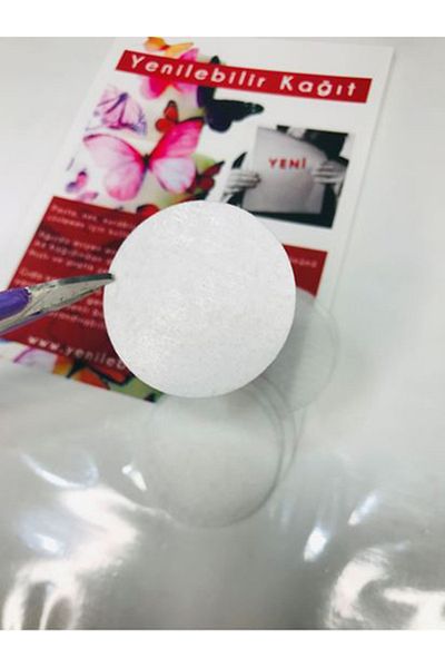 Yenilebilir Kağıt Wafer paper Ready Cut Edible Paper Rounds 3.8cm