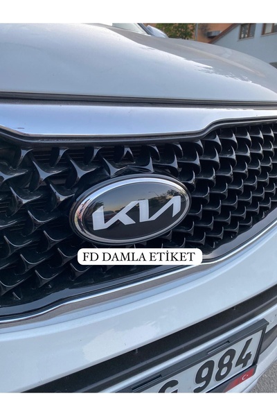 FD OTOMOTİV Kıa Sportage 15.2 X 7.5 CM Ön Arka Yeni Logo Amblem Dekorasyon