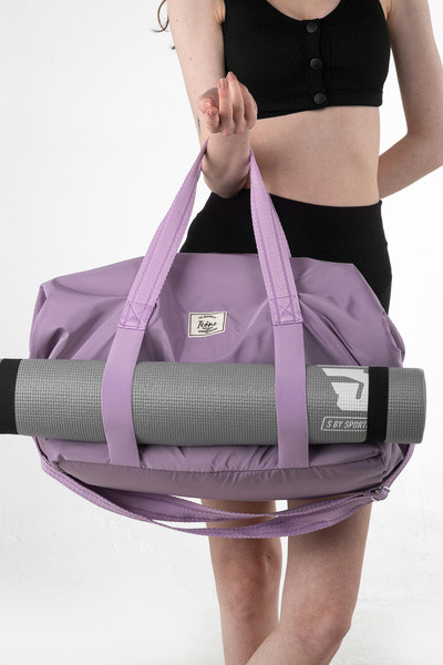 ICONE BAG Lila Icone Mat - Спортивна сумка для йоги та пілатесу на блискавці