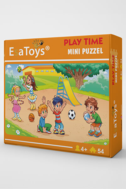 esatoys Ahşap Play Time Mini Puzzle | 4 Yaş 54 Parça