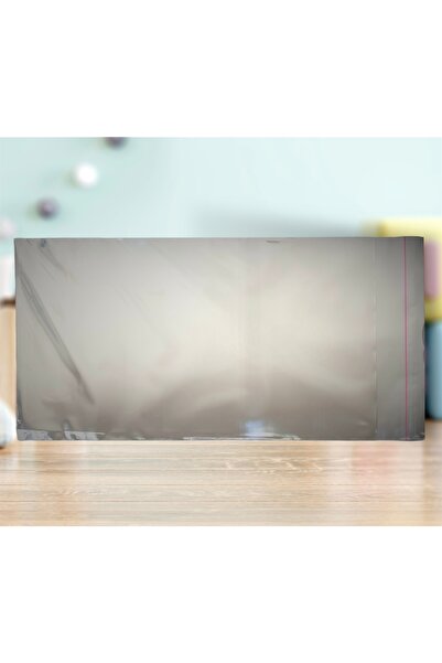 YİĞİT TİCARET Kendinden Bantlı Metalize Gümüş Rengi Hediye Paketi-hediyelik Poşeti- 20x35-50 Adet