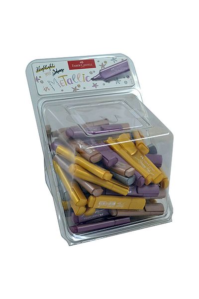 Faber Castell قلم هايلايتر بألوان معدنية 80 قطعة