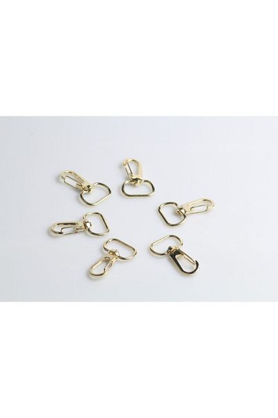 Aker Hediyelik Yellow 50 Pieces Macrame Keychain Ring 2 cm