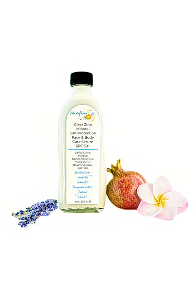 Mediflora Sunscreen Clear Zinc Mineral Face and Body Care Serum - Gkf 50+150 ml