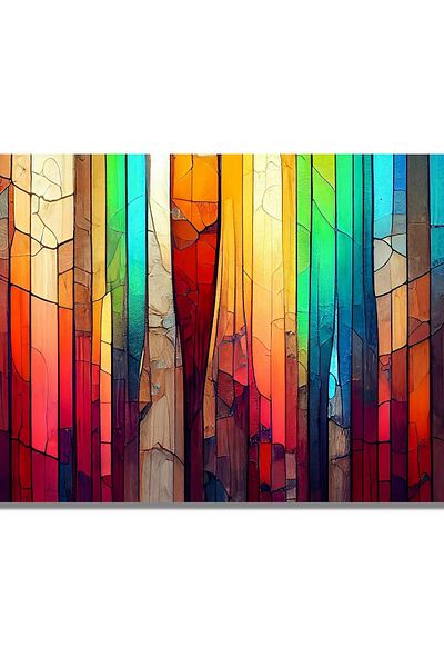 Bien Home Bien Exclusive 90X100 cm Transparent Stained Glass Patterns Premium Adhesive Coating Pvc Foil Bh621