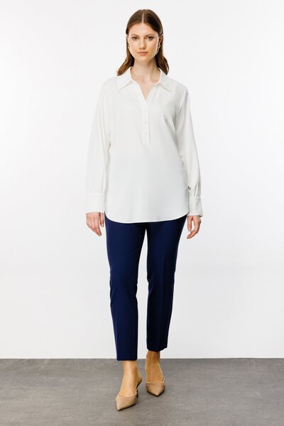 Ekol Polo Collar Bluz