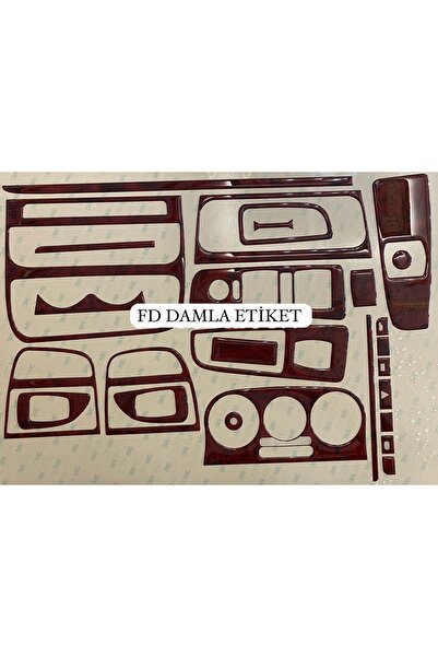 FD OTOMOTİV طقم توربيدو، وحدة تحكم، زخرفة، غطاء للصدر من فيات لينيا، لون الما...