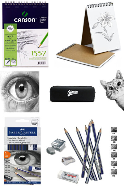 arttone Canson Sketchbook A5 120 Gr Spiral Faber Castell Goldfaber Graduated ...