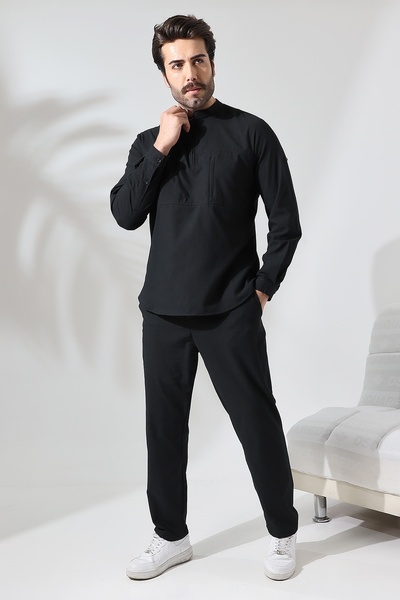 Reis Shirt Suit - Black