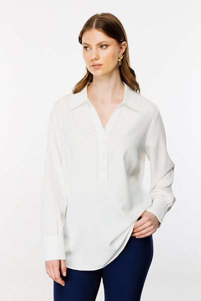 Ekol Polo Collar Bluz