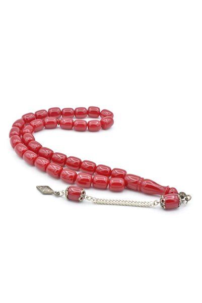 Murty99 Capsulă placată cu argint tăiată roșu Katalin Tesbih