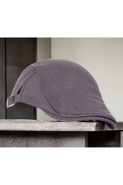 Shopiolog 100% Linen Fabric Summer Sports Model London Men's Cap